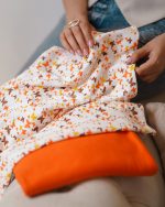 پارچه تریکو طرح پروانه