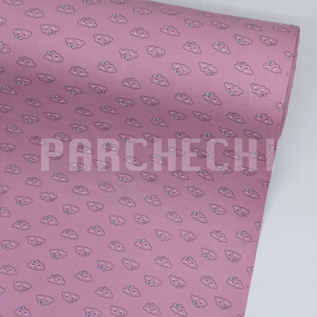 پارچه تریکو طرح ابر عروسکی