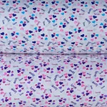 پارچه پلی لاکرا طرح قلب لاو